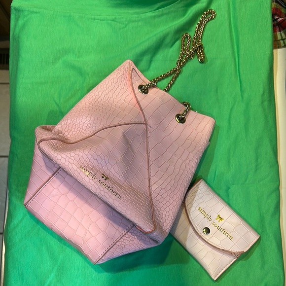 Simply Southern Pink purse and wallet. Gently used - Picture 1 of 1